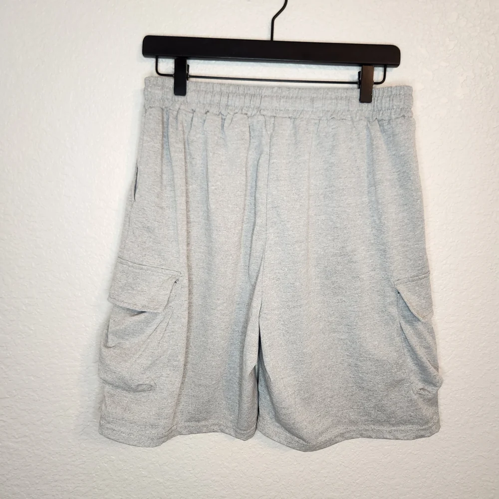 Manfinity Gray Men's Cargo Shorts athleisure athletic shorts size Large